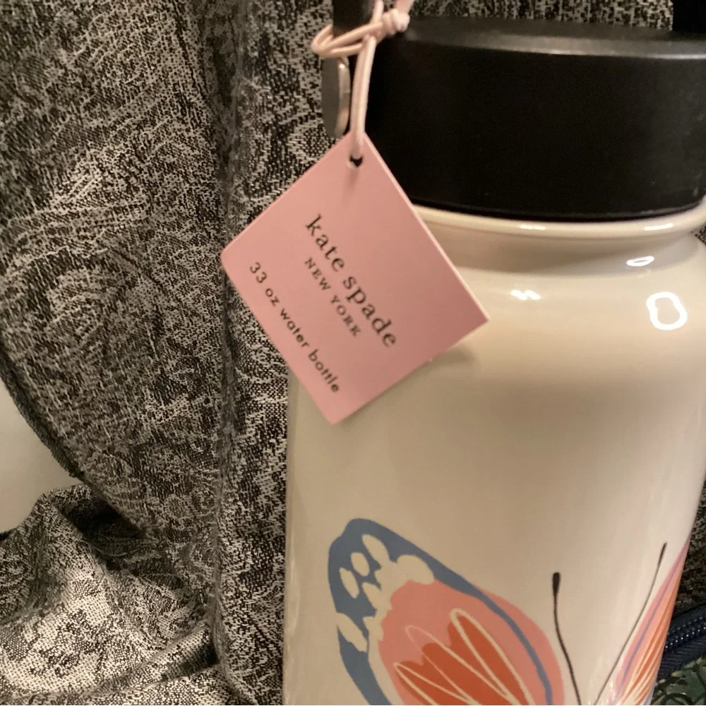 Kate Spade 33 oz Water Bottle and extras - Picture 3 of 13